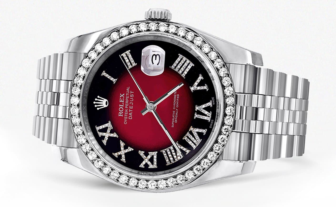 116200 | Hidden Clasp | Diamond Rolex Datejust Watch | 36Mm | Diamond