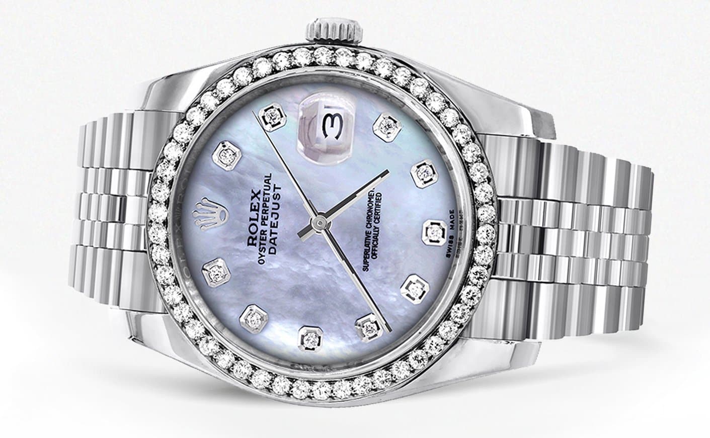 116200 | Hidden Clasp | 36Mm | Rolex Datejust Watch | Mother of 