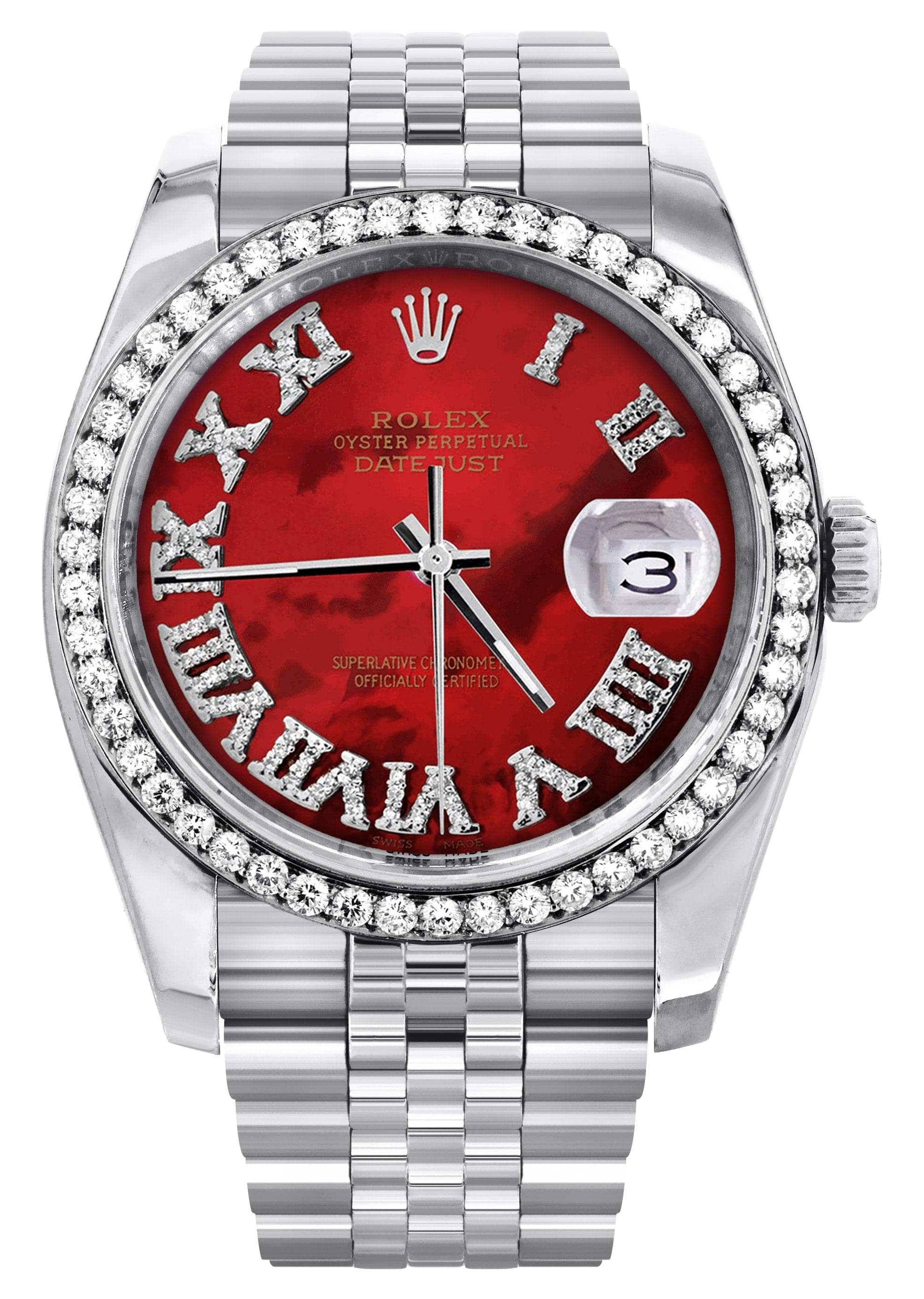 116200 | Hidden Clasp | Diamond Rolex Datejust Watch | 36Mm | Diamond