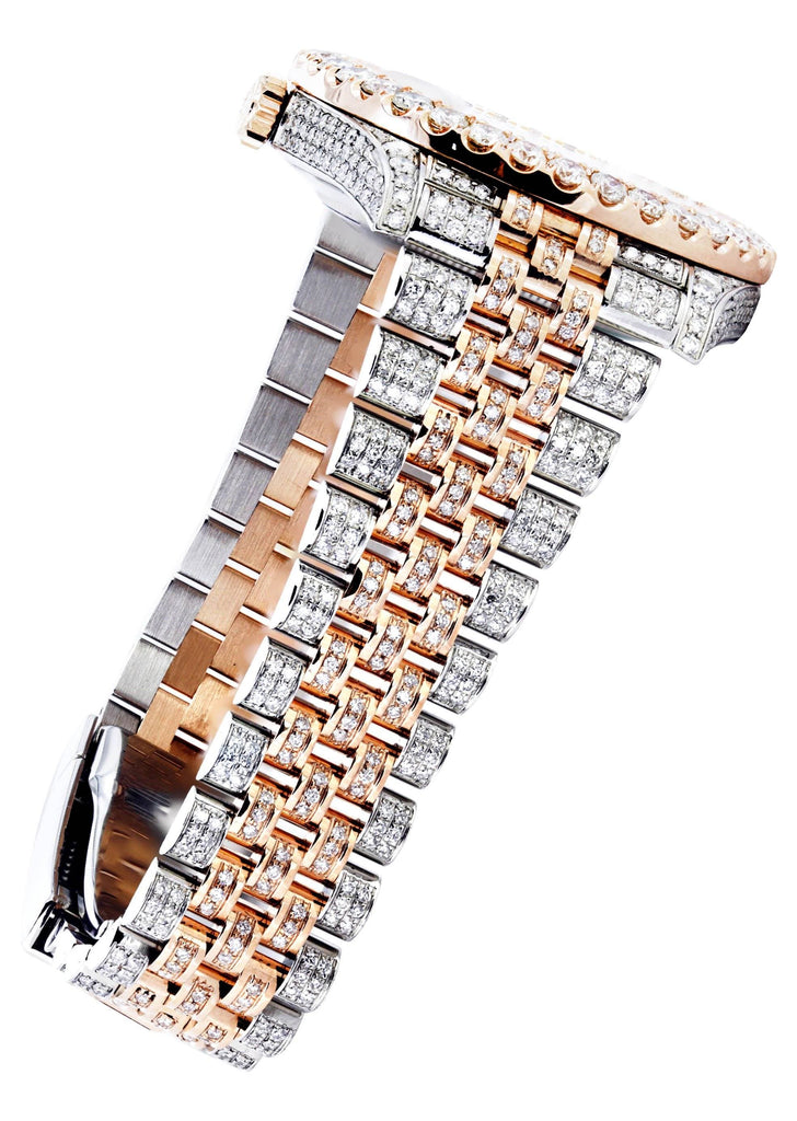 Diamond Rolex Datejust 41 Two Tone Rose Gold And Steel | 14 Carats MENS GOLD WATCH ROLEX 