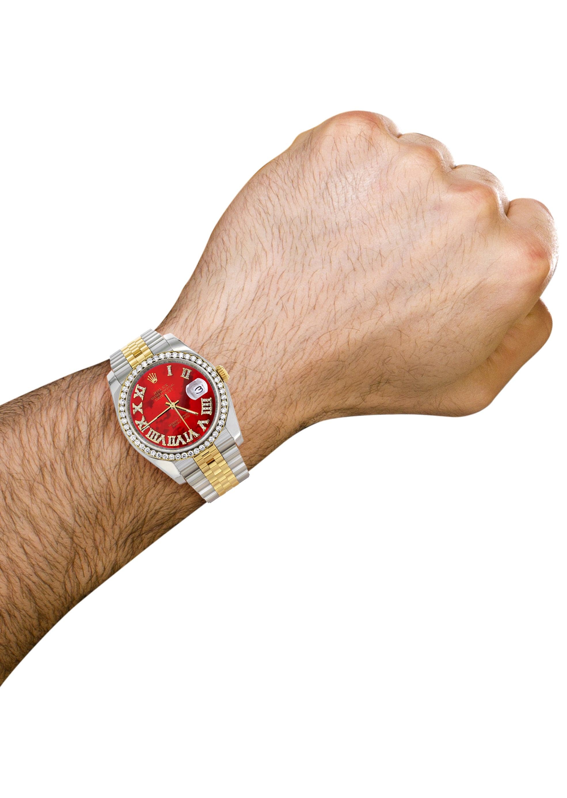 116233 | Hidden Clasp | Gold & Steel Rolex Datejust Watch | 36Mm | Dia