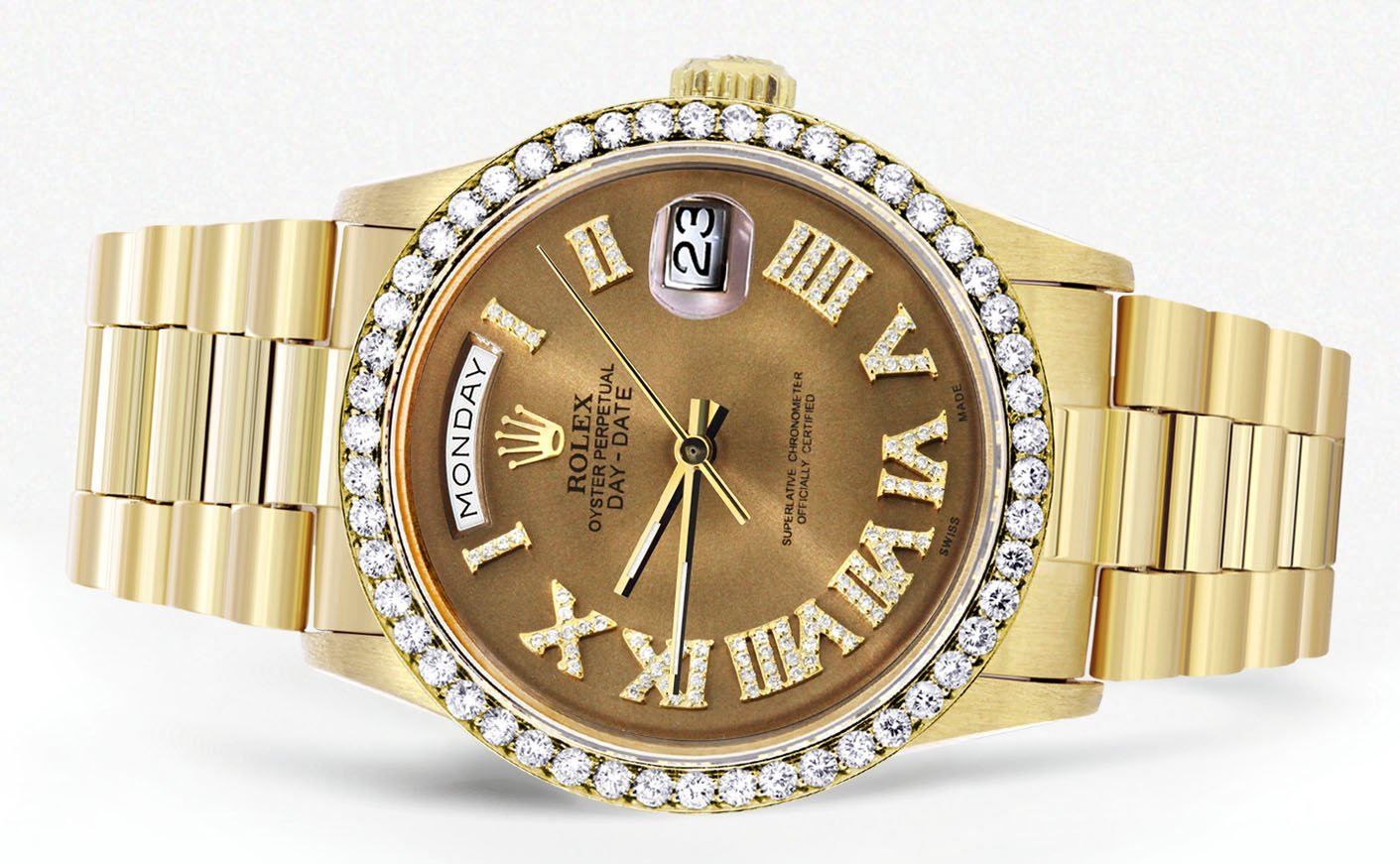 Rolex Day-Date | Presidential | Model 18238 | 18K Yellow Gold | Diamon
