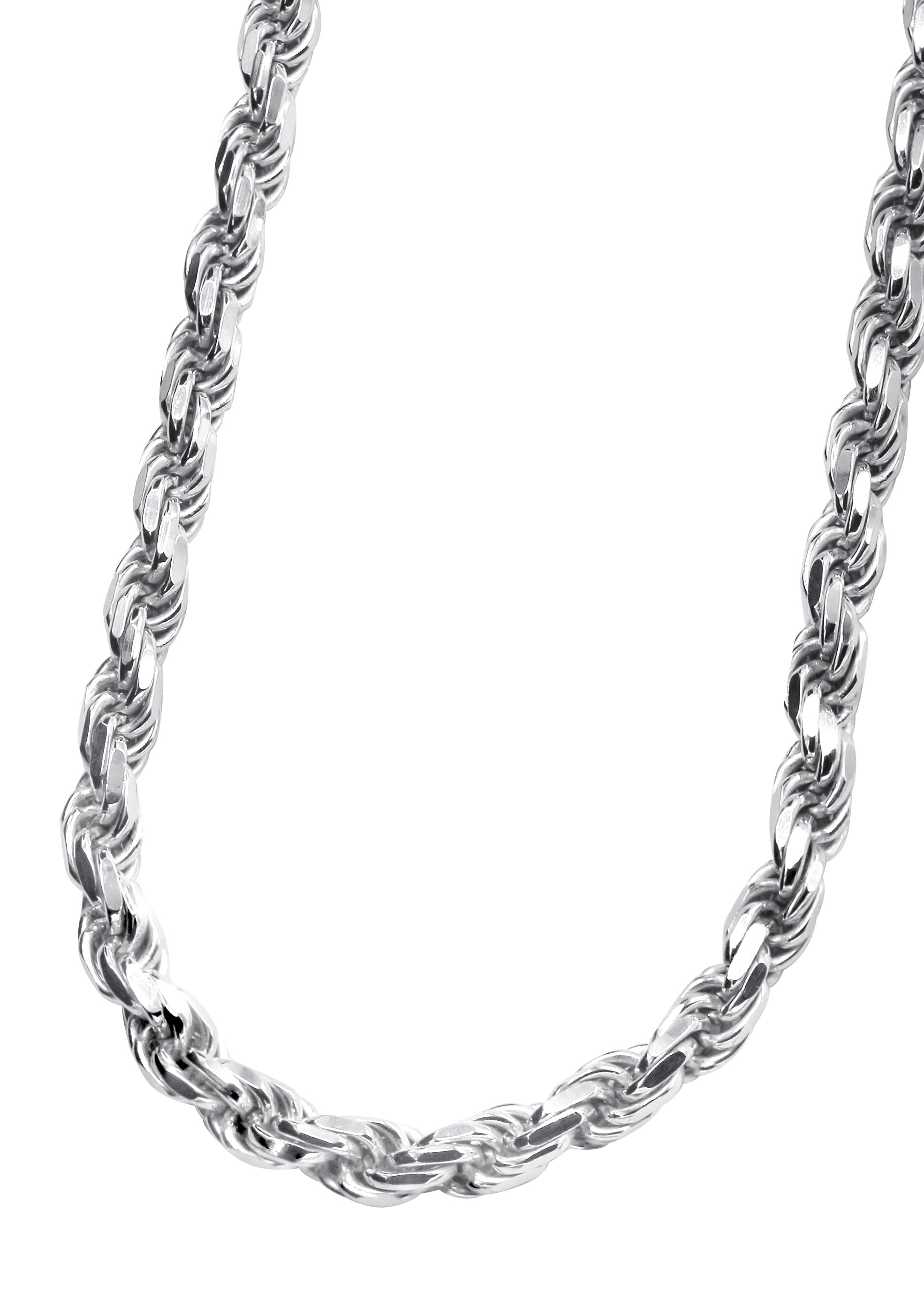 Rope Chain Silvadore Jewellery Silver Chain Mens White Chain Rope