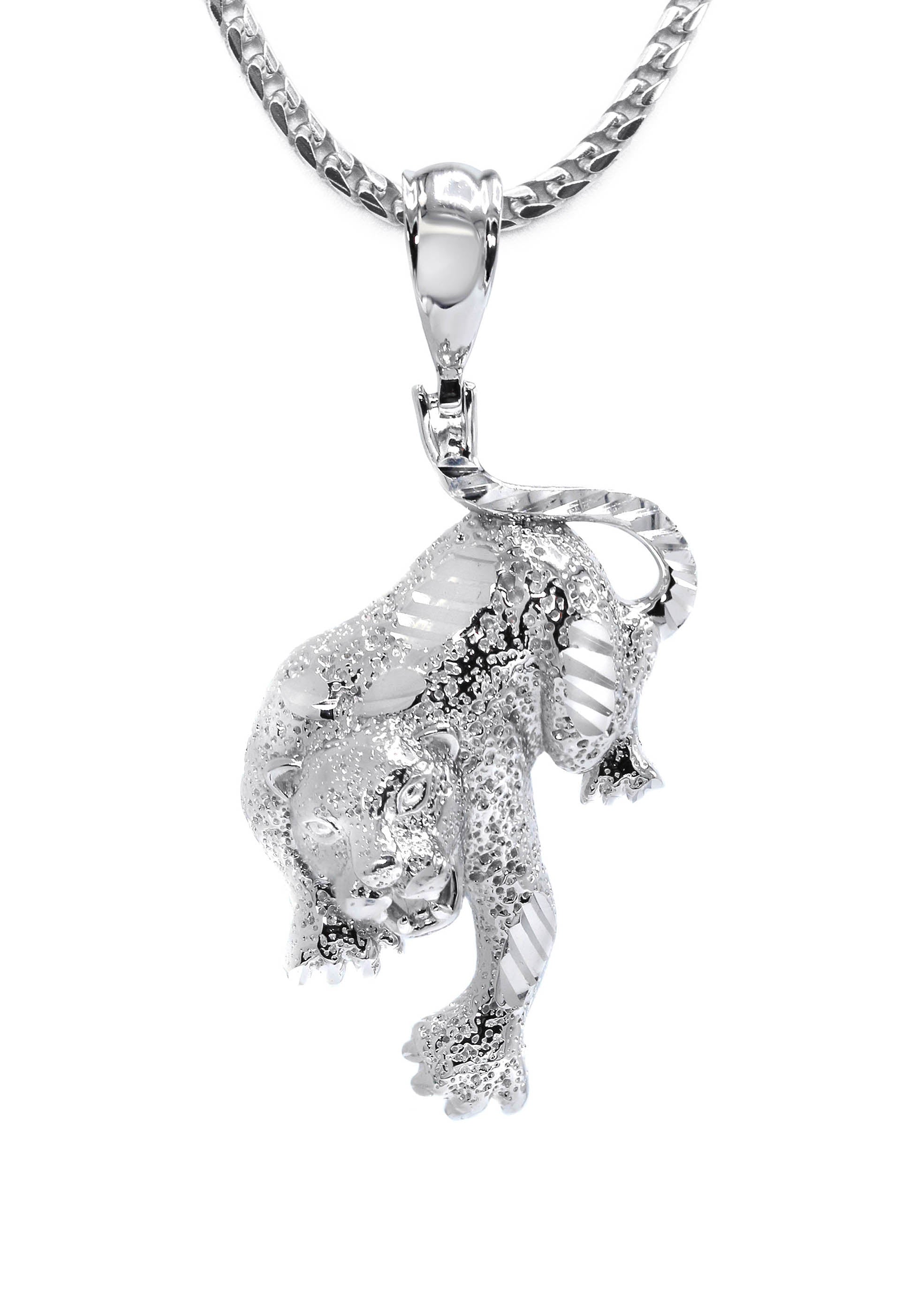 Silver Cheetah Necklace | 27 Grams