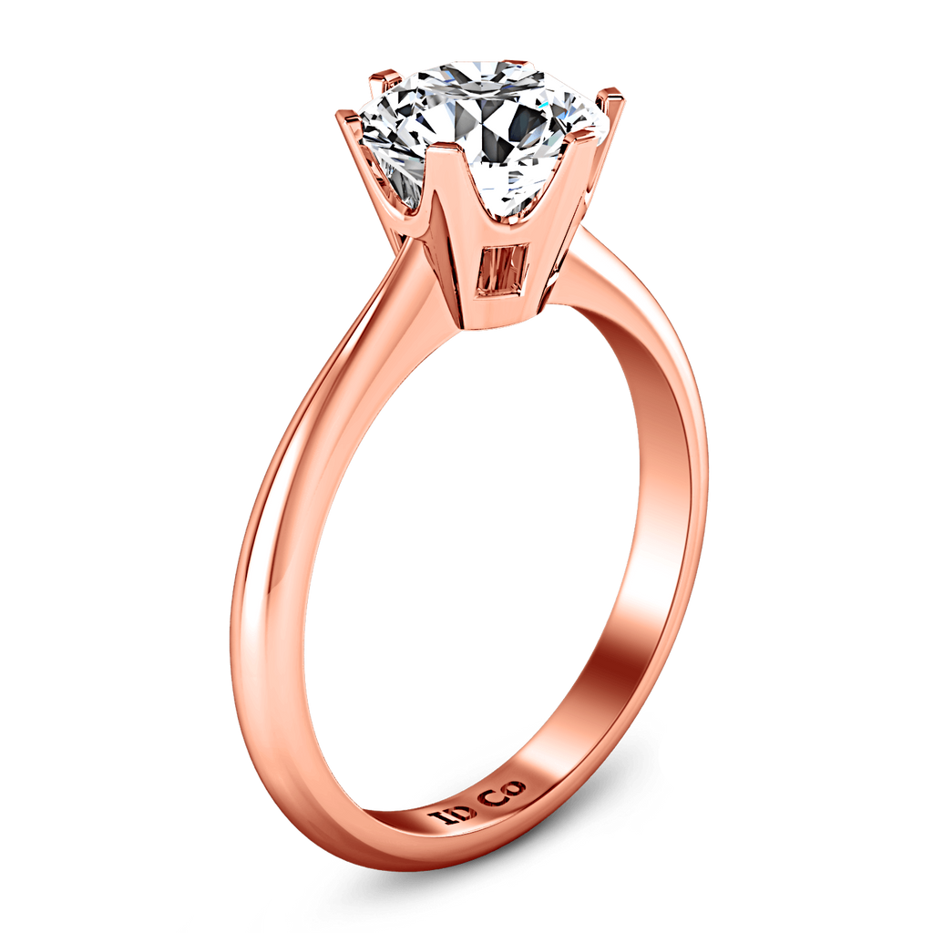 Solitaire Diamond Engagement Ring Tresa 14K Rose Gold engagement rings imaginediamonds 
