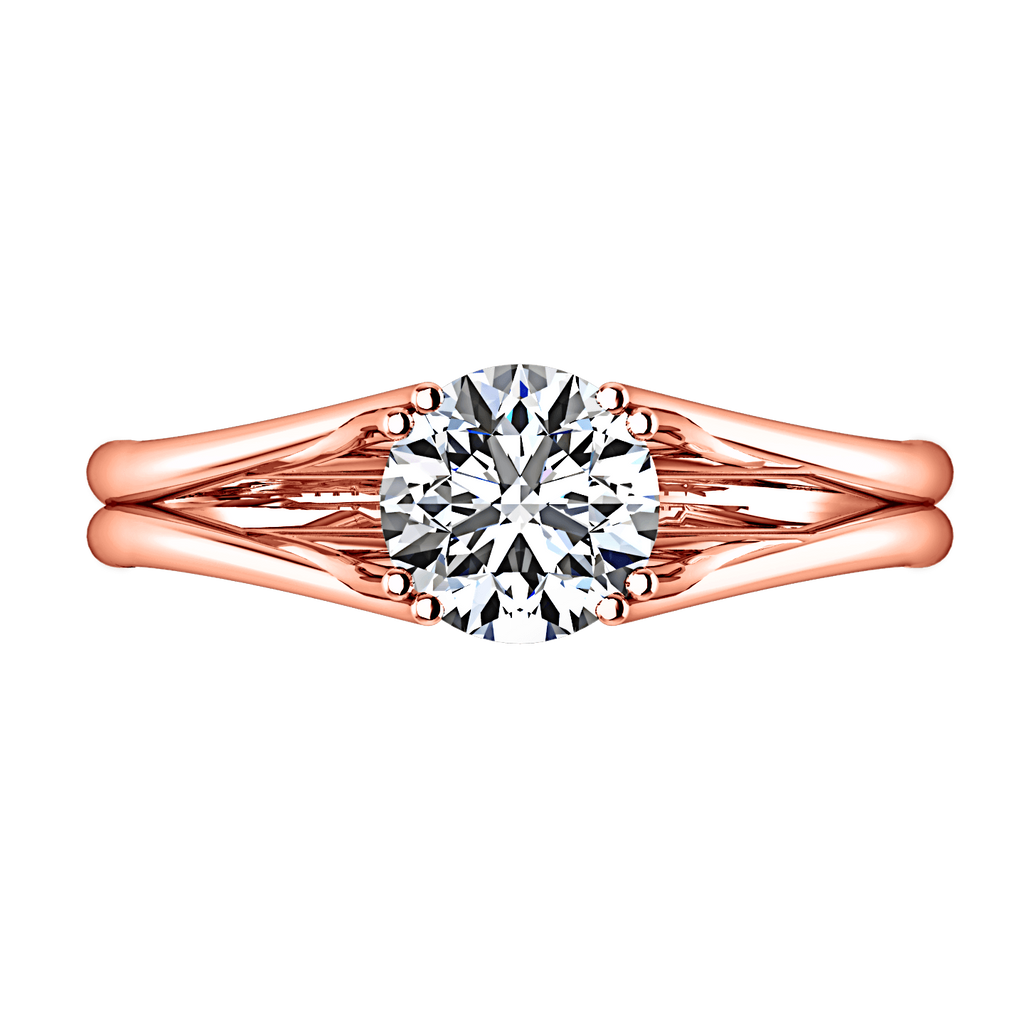 Solitaire Diamond Engagement Ring Adagio 14K Rose Gold engagement rings imaginediamonds 