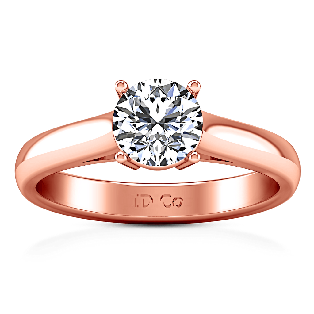 Solitaire Diamond Engagement Ring Chiara 14K Rose Gold engagement rings imaginediamonds 