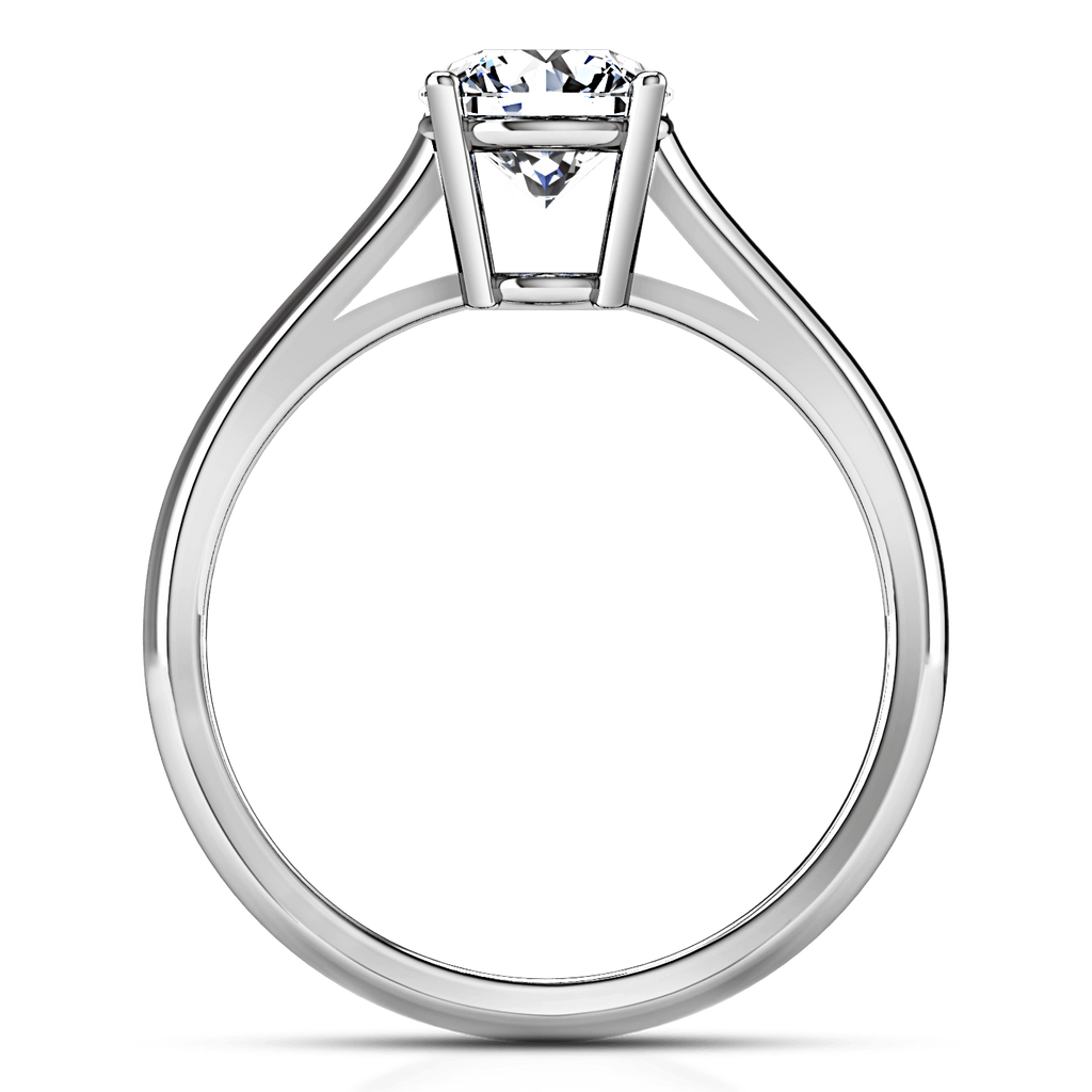 Round Diamond Solitaire Engagement Ring Chiara 14K White Gold engagement rings imaginediamonds 