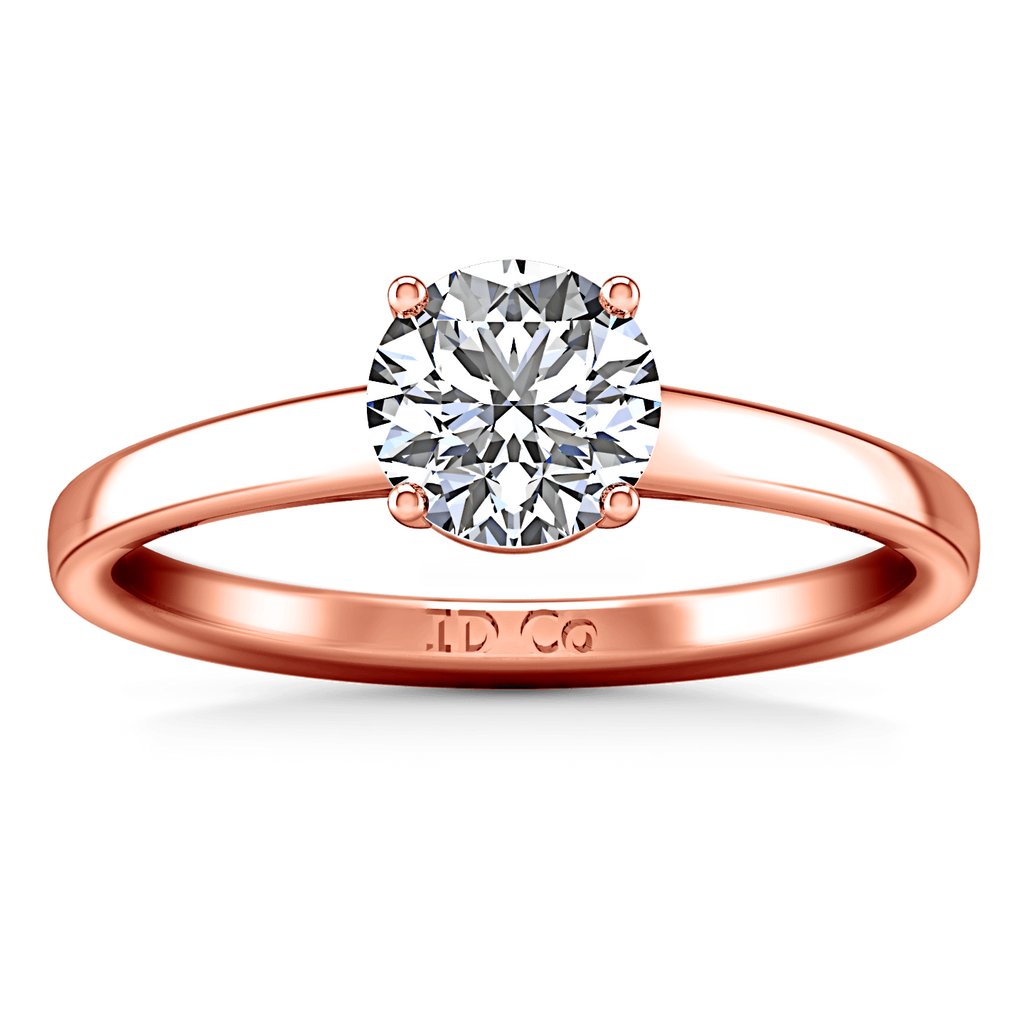 Solitaire Diamond Engagement Ring Nuovo 14K Rose Gold engagement rings imaginediamonds 