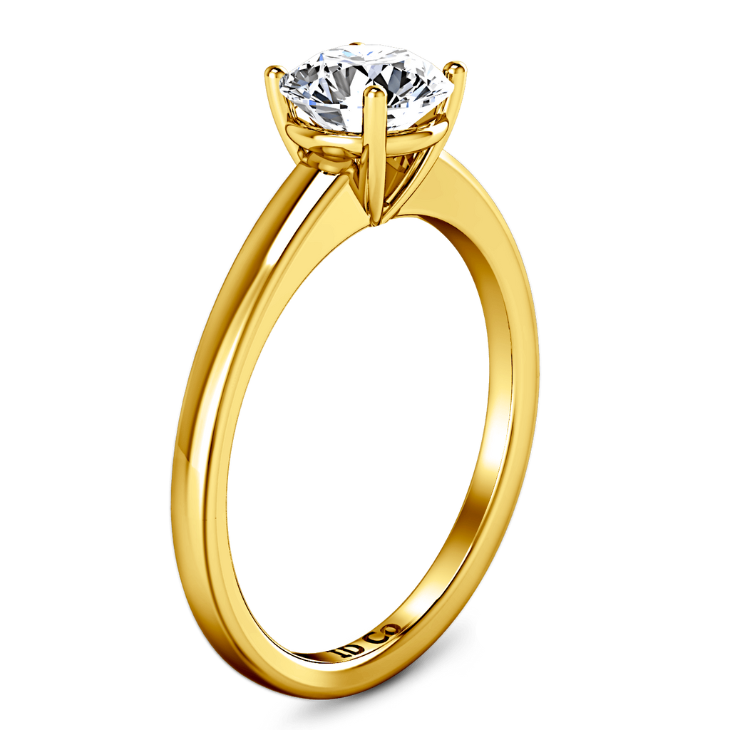 Solitaire Diamond Engagement Ring Nuovo 14K Yellow Gold engagement rings imaginediamonds 