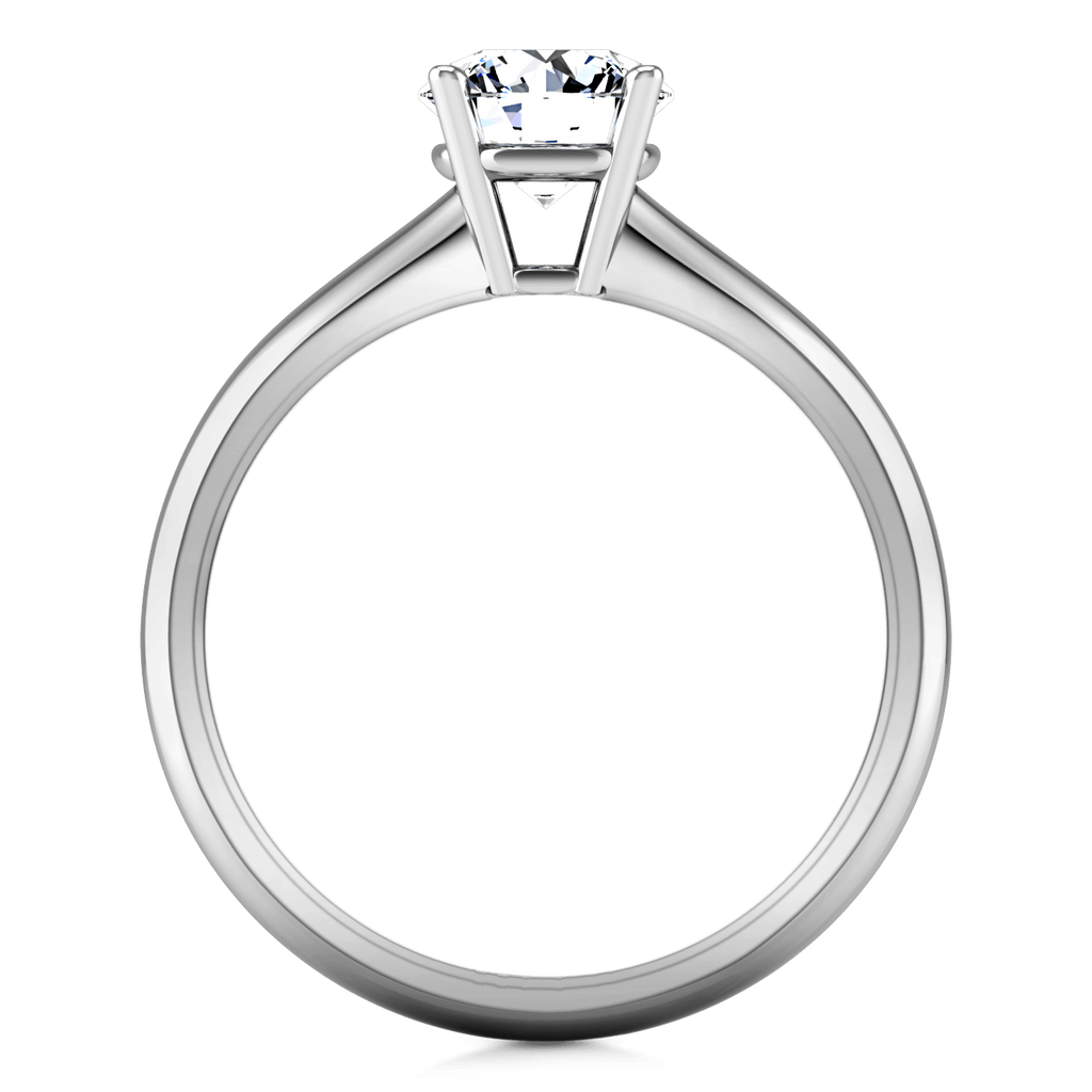 Round Diamond Solitaire Engagement Ring Carys 14K White Gold engagement rings imaginediamonds 