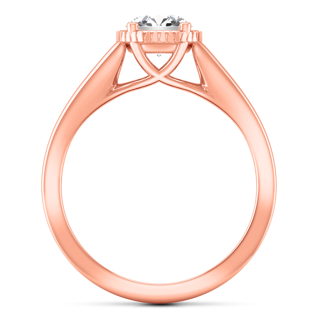 Solitaire Diamond Engagement Ring Carina 14K Rose Gold engagement rings imaginediamonds 