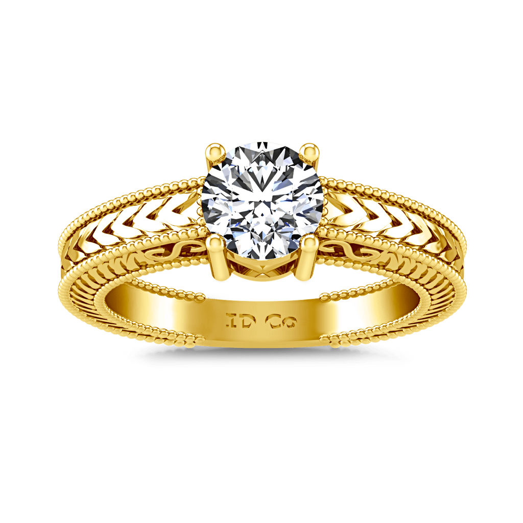 Solitaire Diamond Engagement Ring Kensington 14K Yellow Gold engagement rings imaginediamonds 