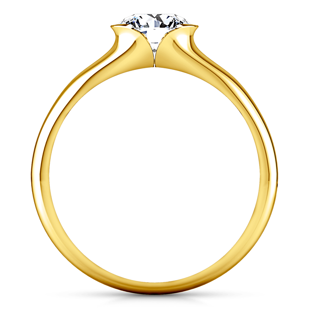 Solitaire Diamond Engagement Ring Ansley 14K Yellow Gold engagement rings imaginediamonds 