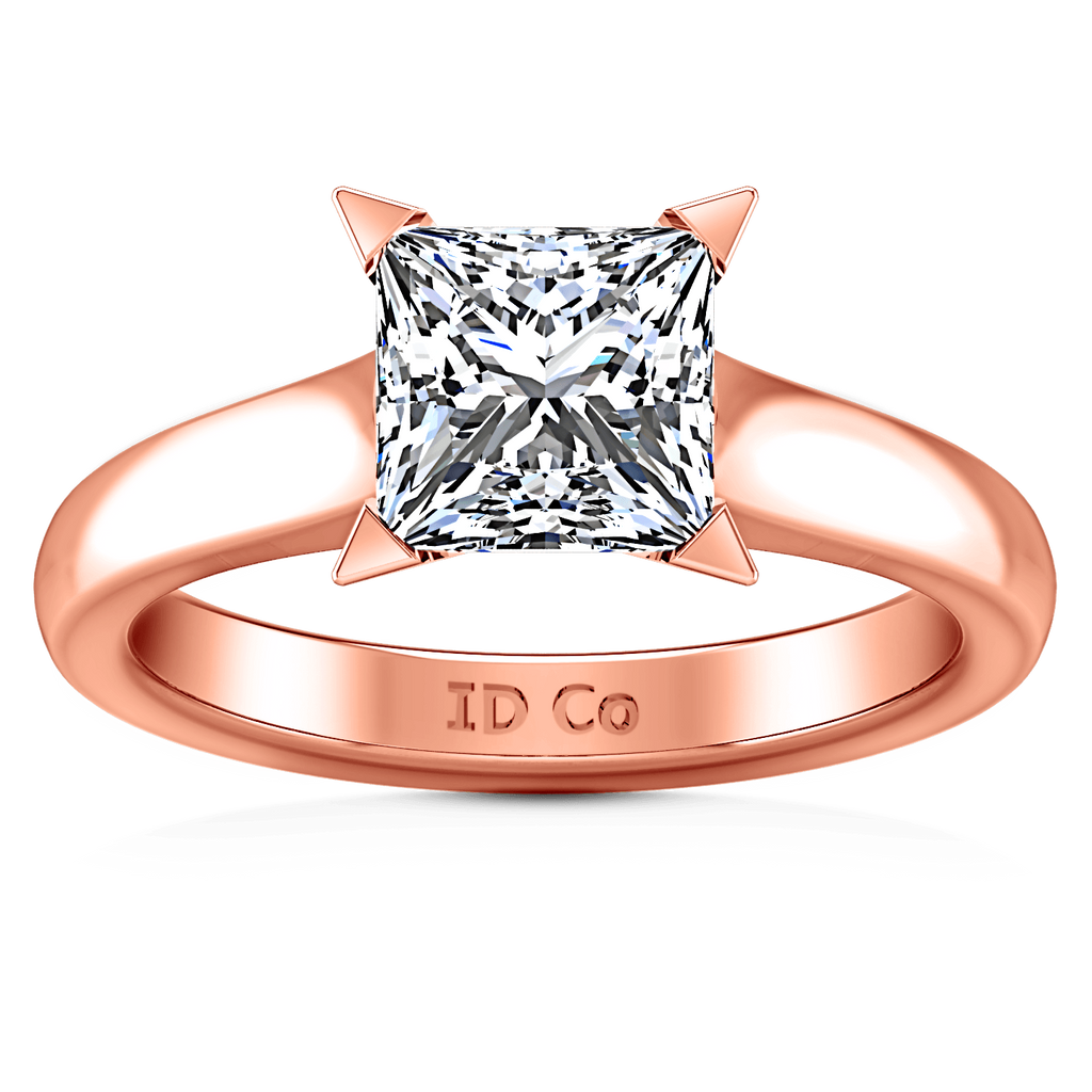 Solitaire Diamond Engagement Ring Jenny 14K Rose Gold engagement rings imaginediamonds 