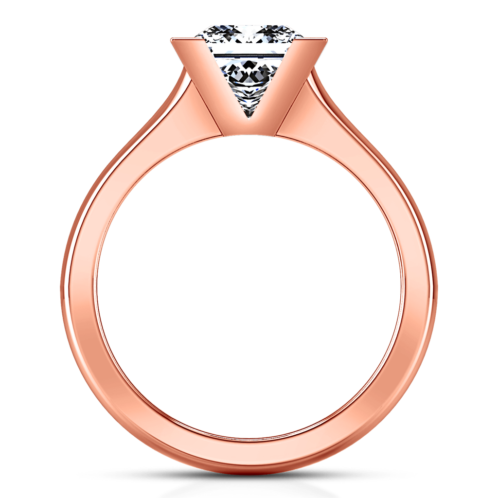 Solitaire Diamond Engagement Ring Jenny 14K Rose Gold engagement rings imaginediamonds 