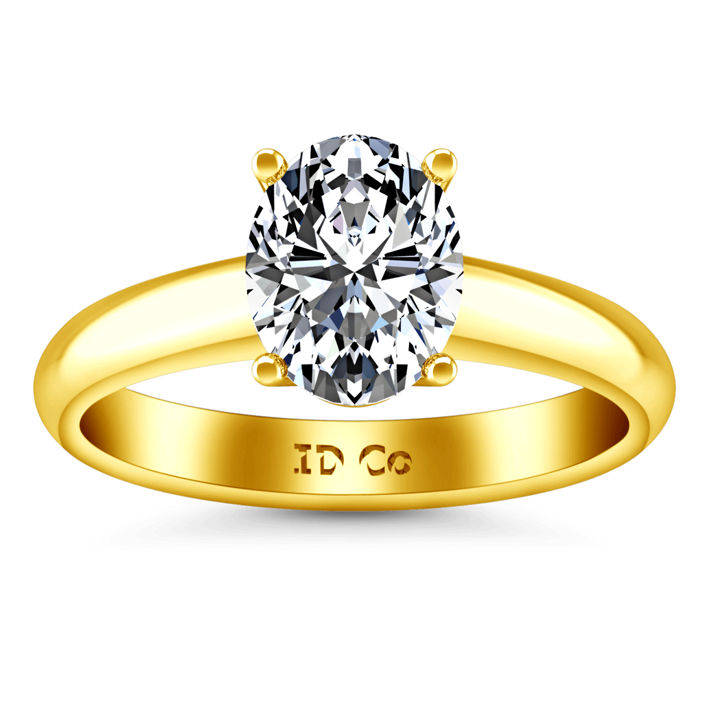 Solitaire Diamond Engagement Ring Daniela 14K Yellow Gold, 0.25 / H / SI 1 Solitaire Diamond Engagement Ring Daniela 14K Yellow Gold, 0.25 / H / SI 1