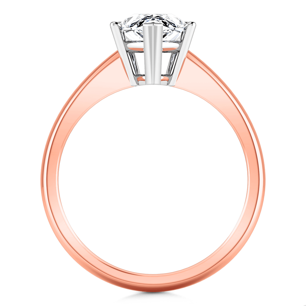 Solitaire Diamond Engagement Ring Hillary 14K Rose Gold engagement rings imaginediamonds 