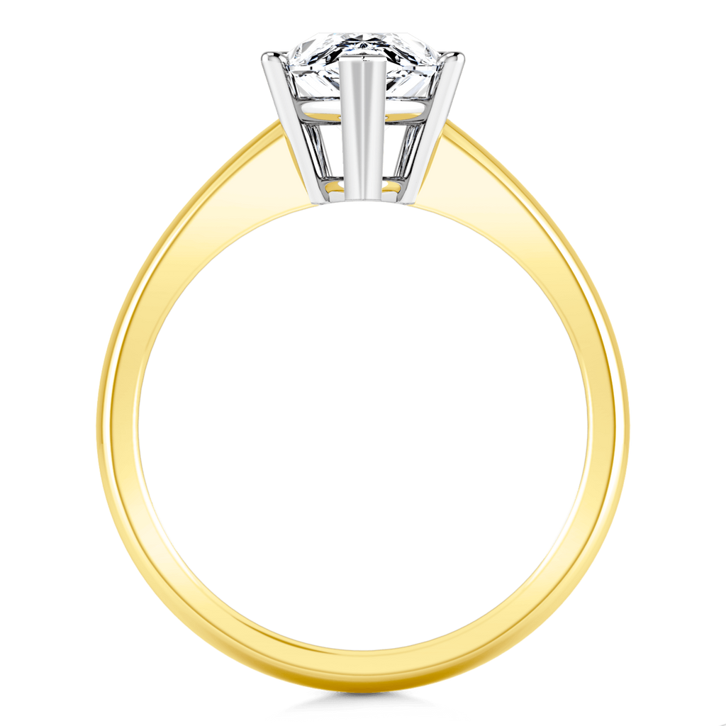 Solitaire Diamond Engagement Ring Hillary 14K Yellow Gold engagement rings imaginediamonds 