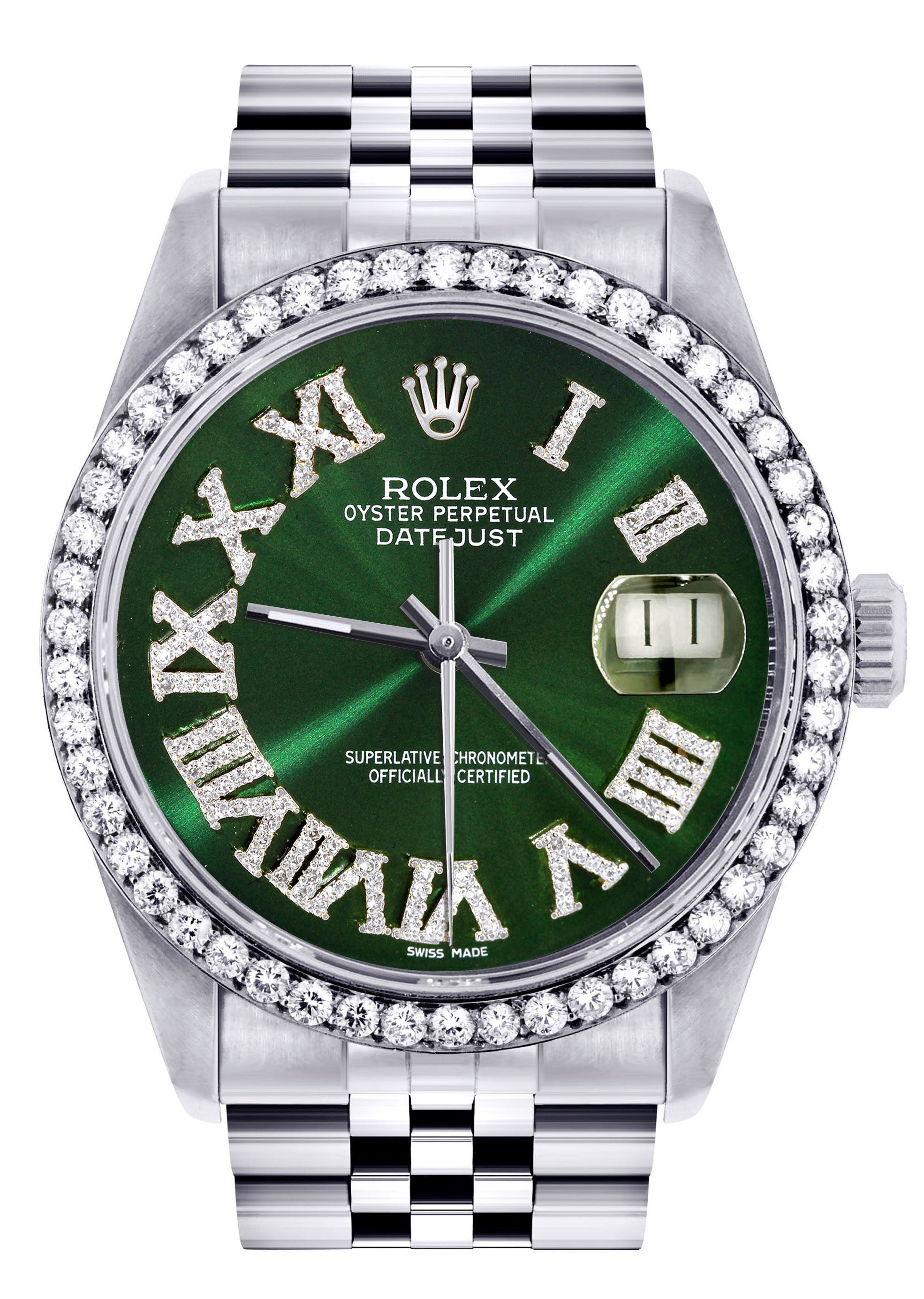 Datejust Rolex Uhr GrÃ¼nes Zifferblatt Grünes Zifferblatt Rolex