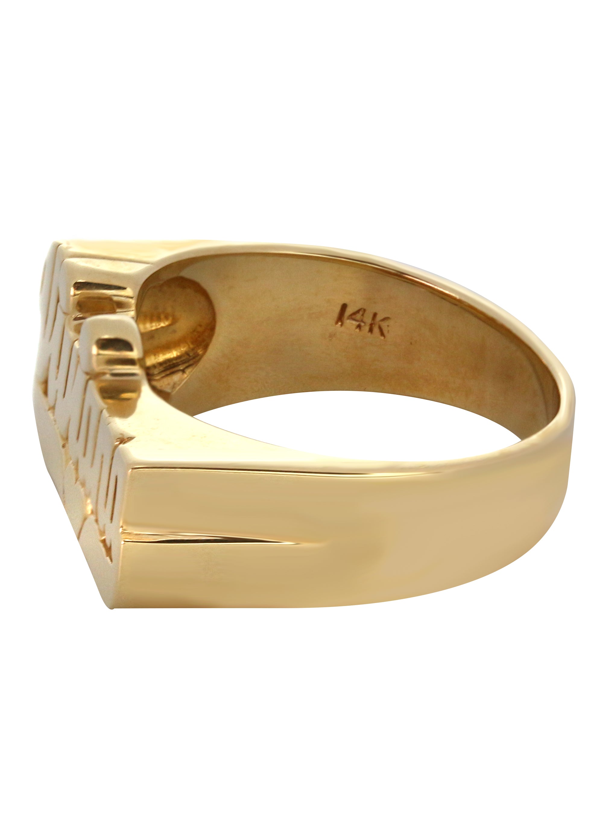 Anillo de Nombre en Oro de 14K con Escritura Gramos