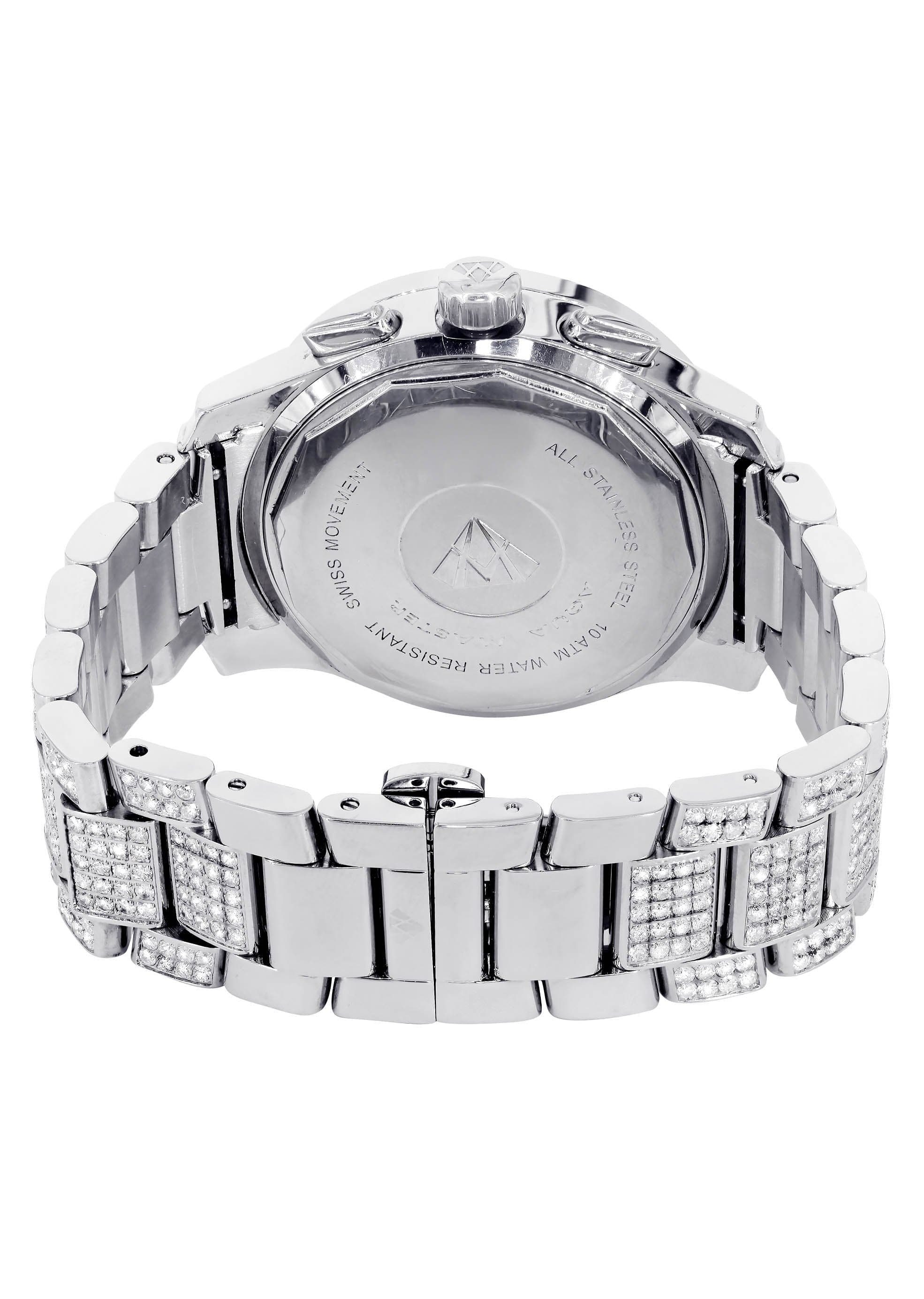 Thirty One watch herringbone band secondhand stainless steel black white RARE Vintage Seiko “Asymmetrical” Black Dial Half-bangle  main image 2