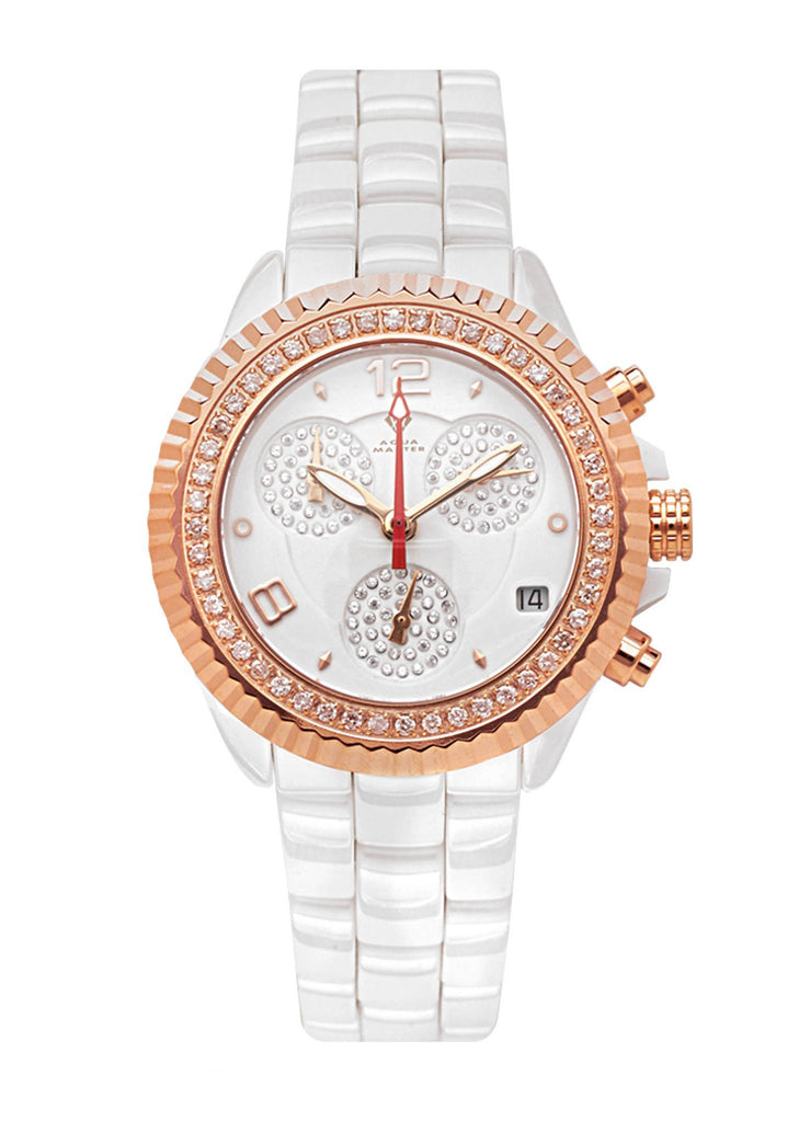 Womens Rose Gold Tone Diamond Watch | Appx 1.28 Carats WOMENS WATCH FROST NYC 