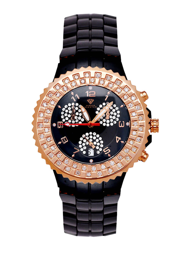 Womens Rose Gold Tone Diamond Watch | Appx 1.27 Carats WOMENS WATCH FROST NYC 