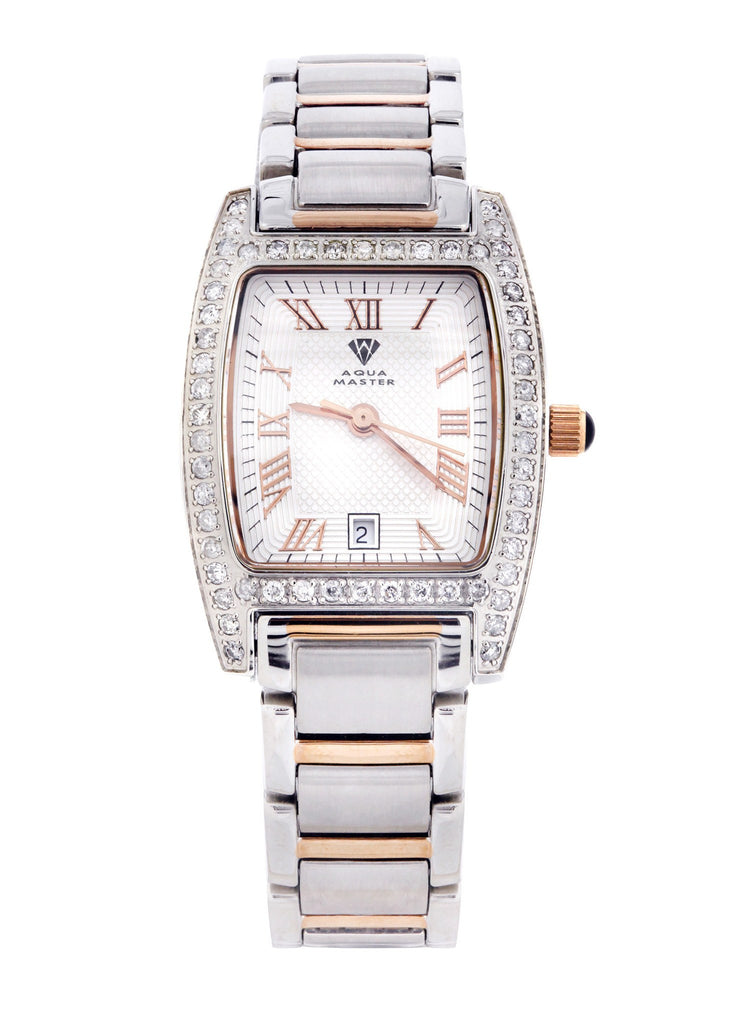 Womens Rose Gold Tone Diamond Watch | Appx 1.12 Carats WOMENS WATCH FrostNYC 