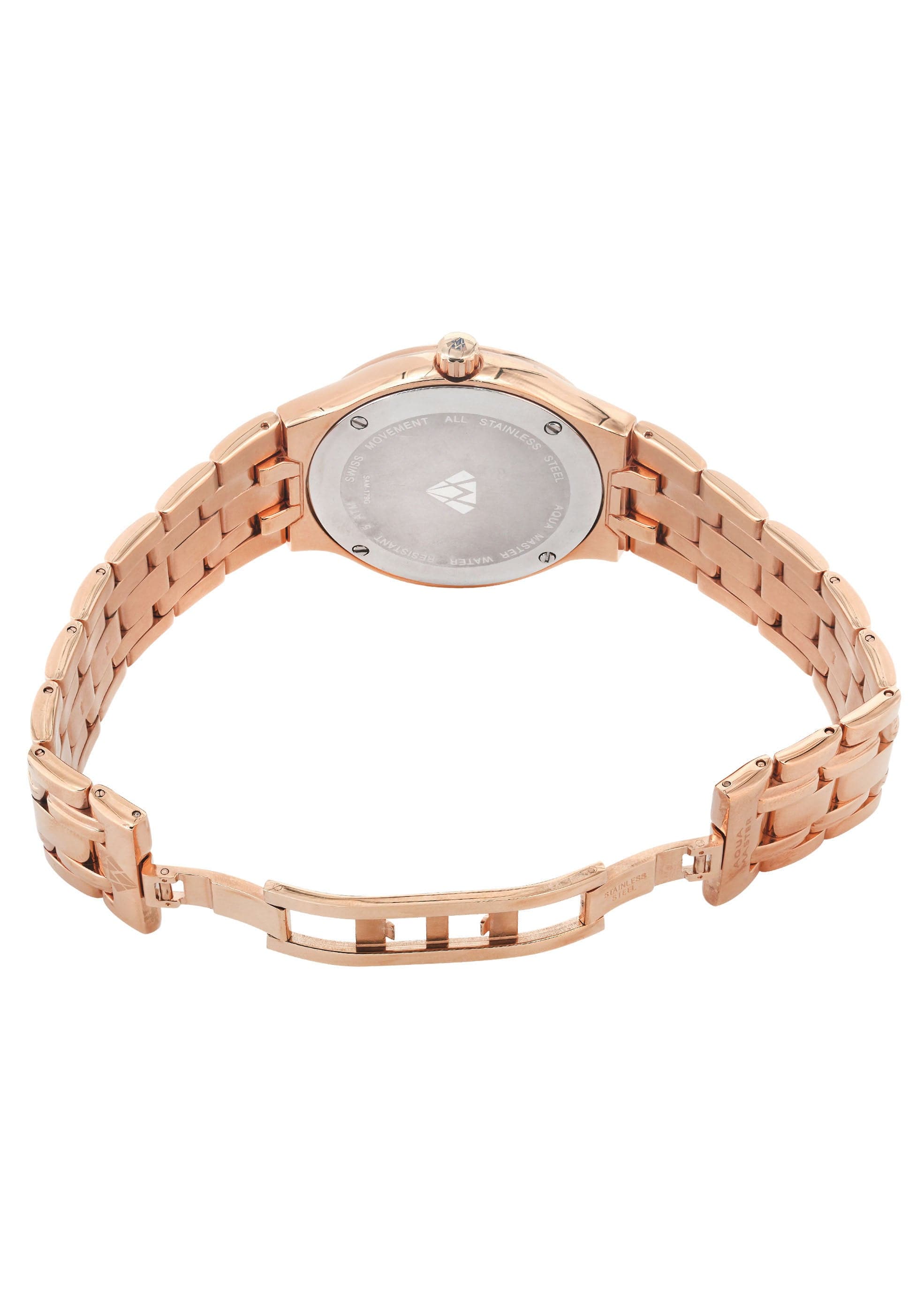 slim fit dress slacks Mens Rose Gold Tone Diamond Watch
