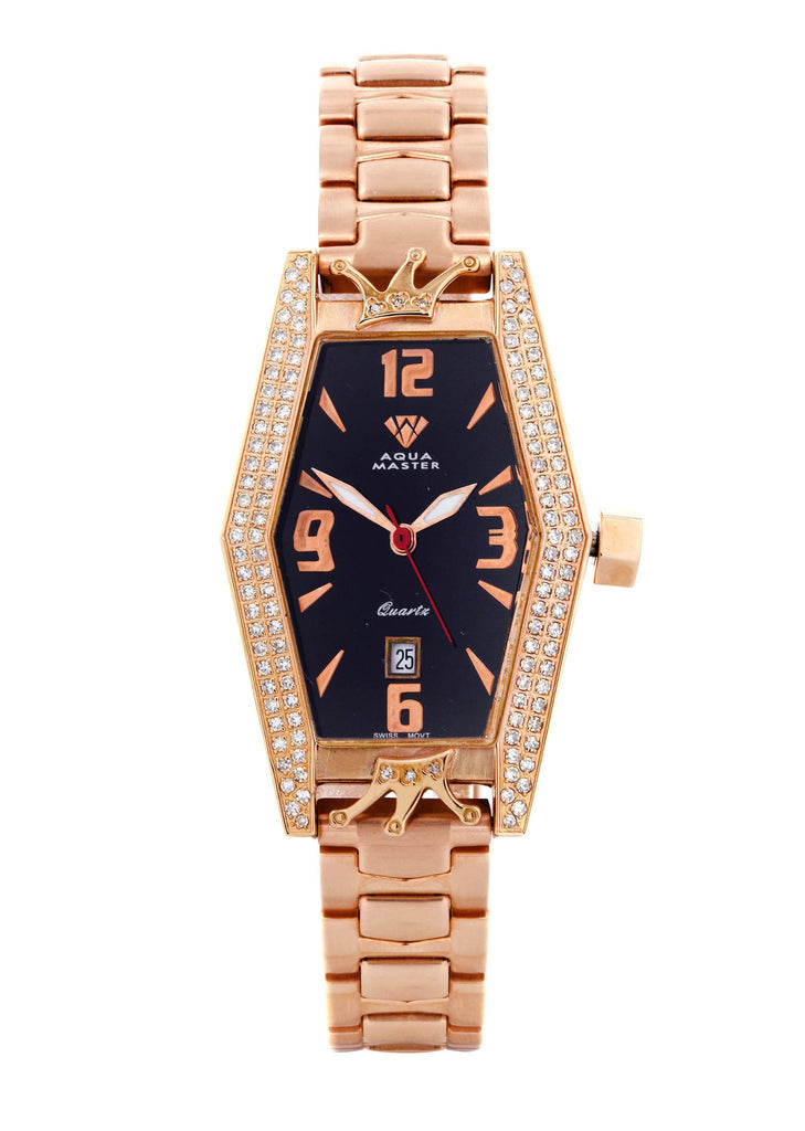 Womens Rose Gold Tone Diamond Watch | Appx 1.51 Carats WOMENS WATCH FROST NYC 