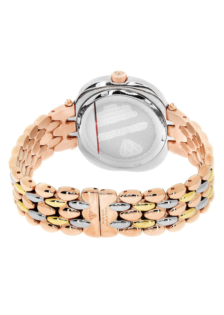 Womens Rose Gold Tone Diamond Watch | Appx 0.86 Carats WOMENS WATCH FROST NYC 