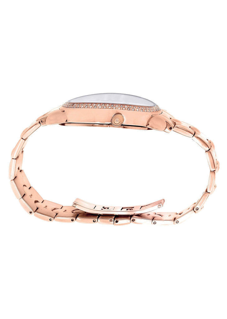 Womens Rose Gold Tone Diamond Watch | Appx 1.02 Carats WOMENS WATCH FROST NYC 