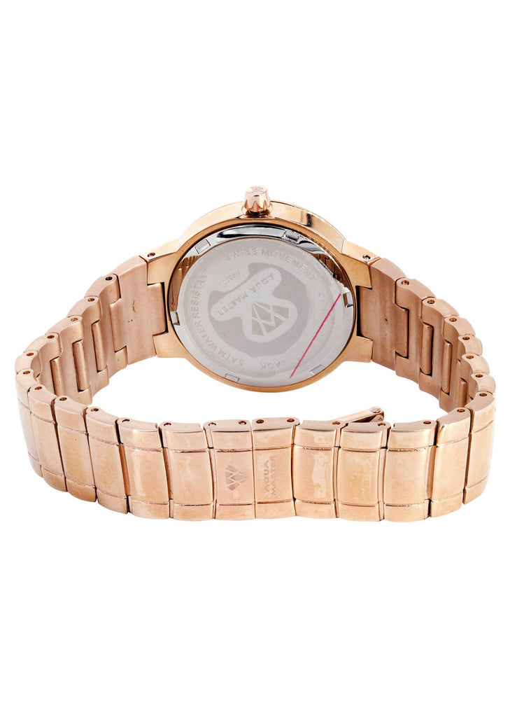 Womens Rose Gold Tone Diamond Watch | Appx 0.67 Carats WOMENS WATCH FROST NYC 