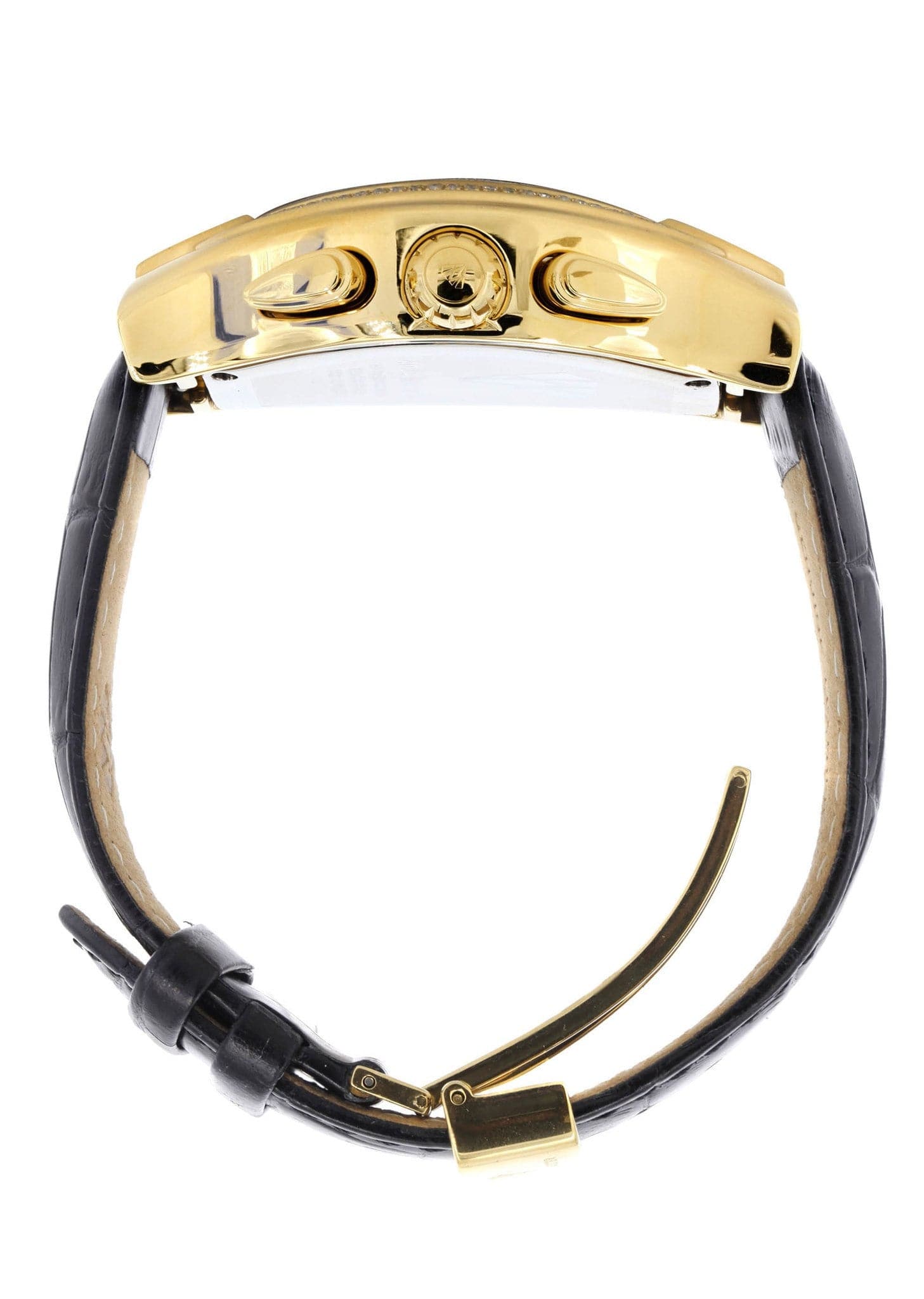 Herren-Gelbgold-Diamant-Uhr 1,5 Karat