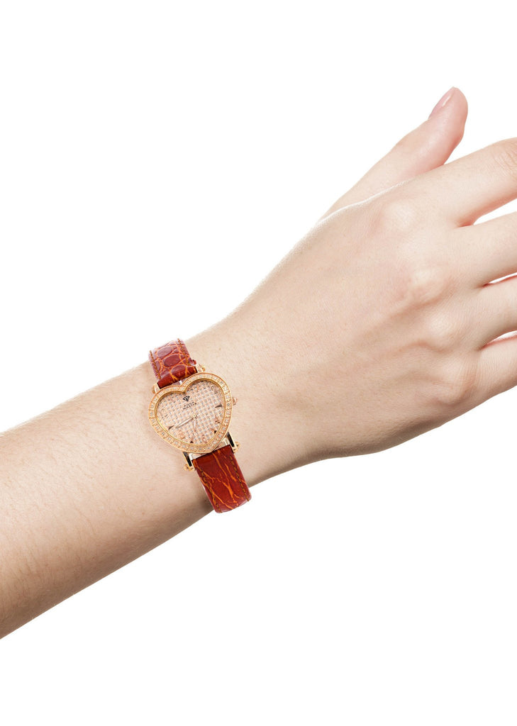 Womens Rose Gold Tone Diamond Watch | Appx 0.5 Carats WOMENS WATCH FROST NYC 