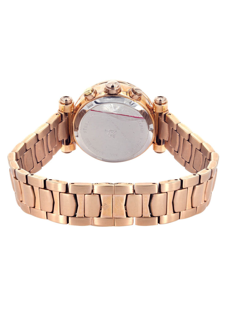 Womens Rose Gold Tone Diamond Watch | Appx 0.85 Carats WOMENS WATCH FROST NYC 
