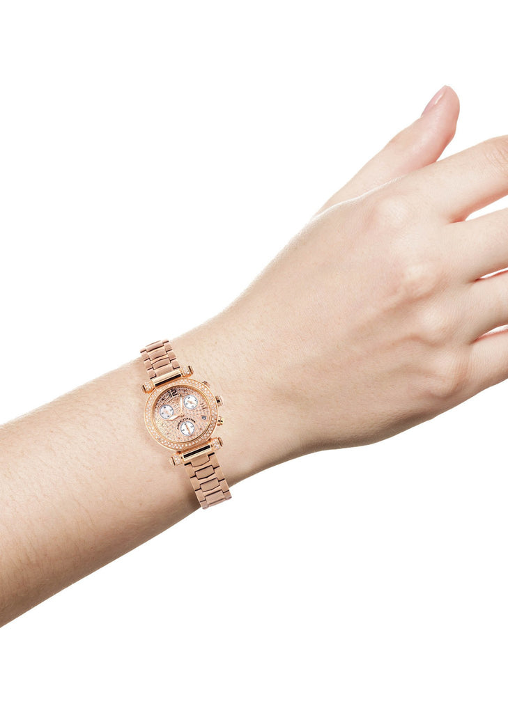 Womens Rose Gold Tone Diamond Watch | Appx 0.85 Carats WOMENS WATCH FROST NYC 