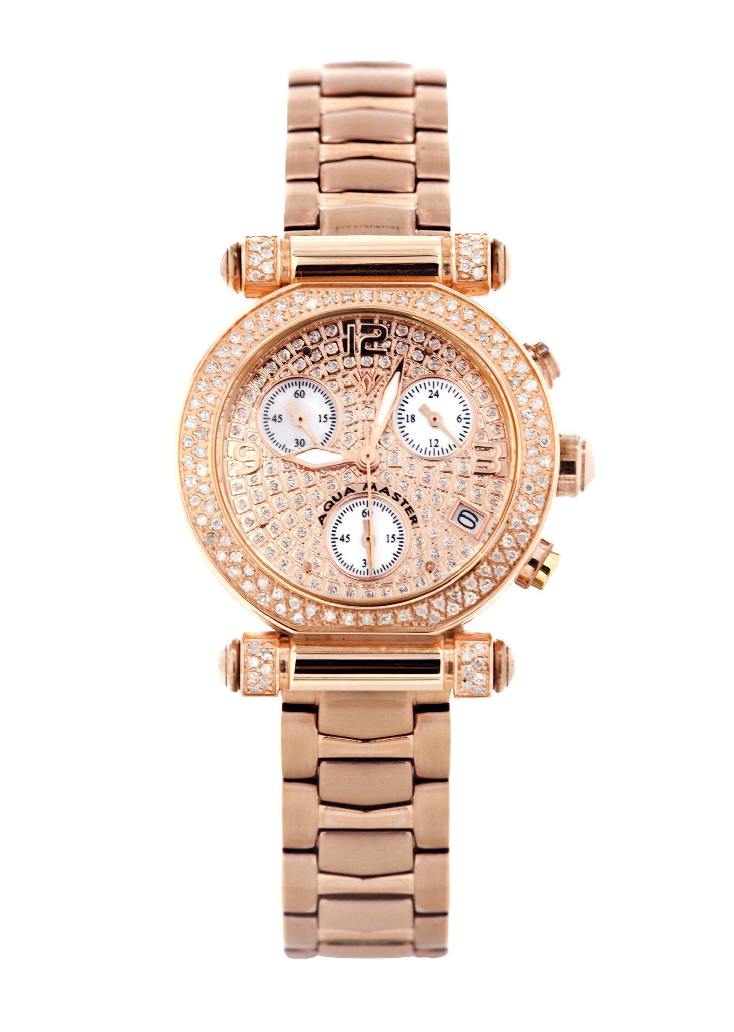 Womens Rose Gold Tone Diamond Watch | Appx 0.85 Carats display picture 2