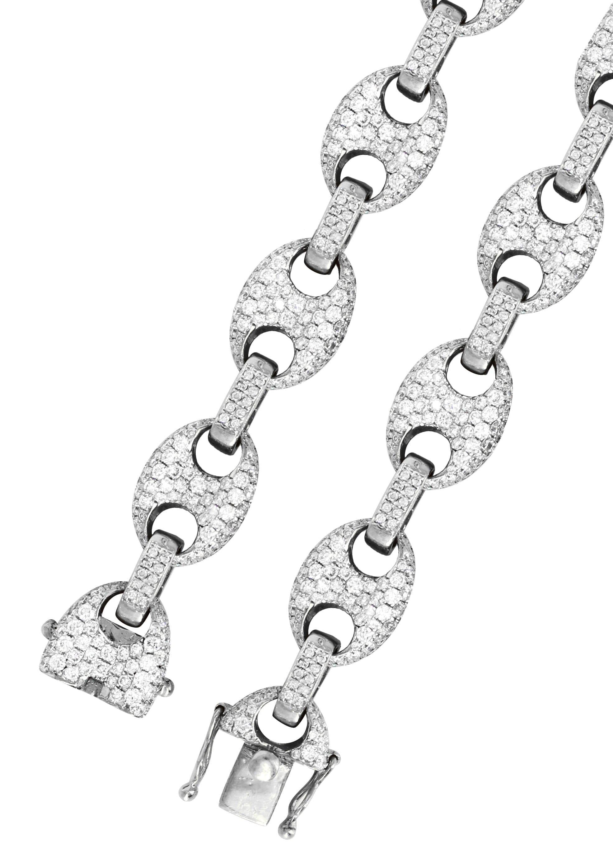Diamond White Puff Gucci Chain - Main Image