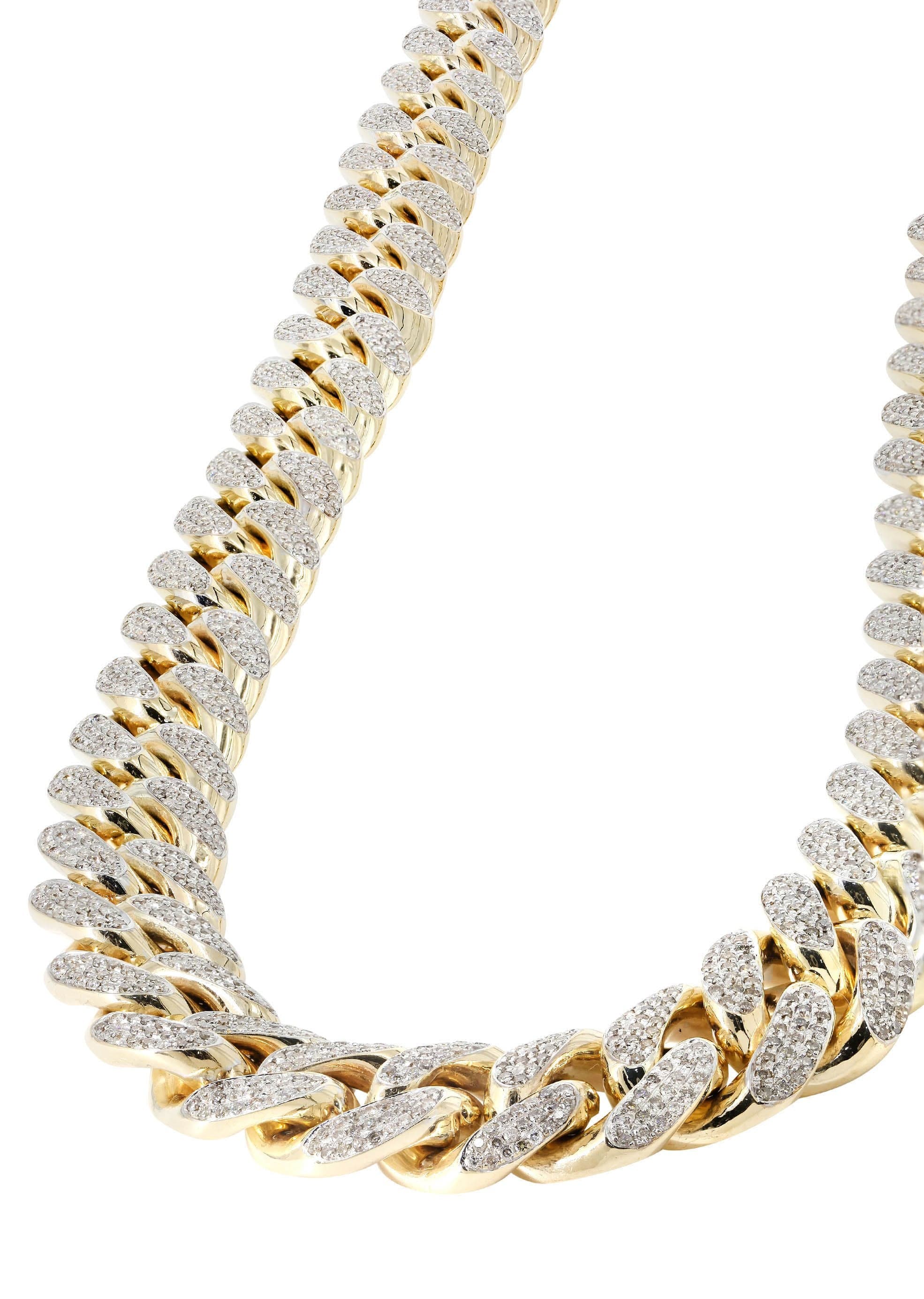 Iced Out Cuban Link Chain Custom Cuban Link FrostNYC
