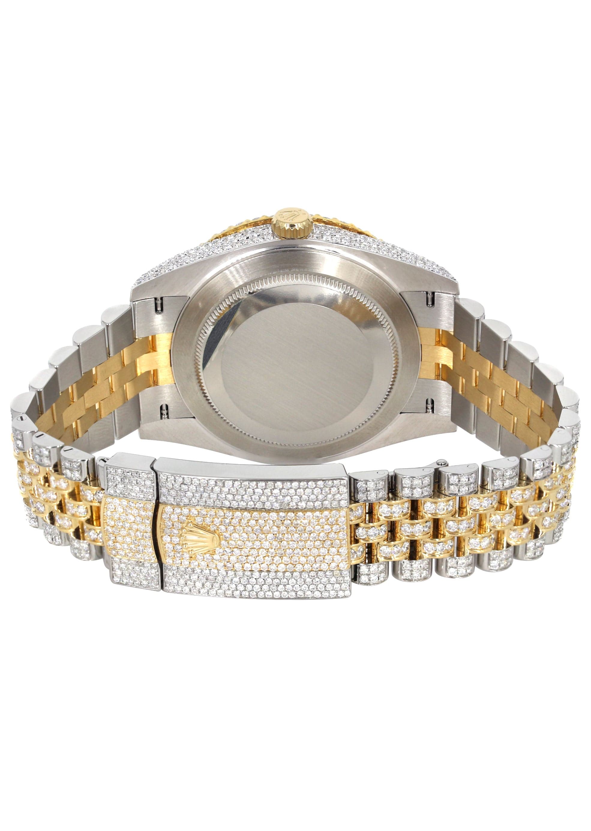 Diamond Iced Out Rolex Datejust 41 | 25 Carats Of Diamonds | Custom Re