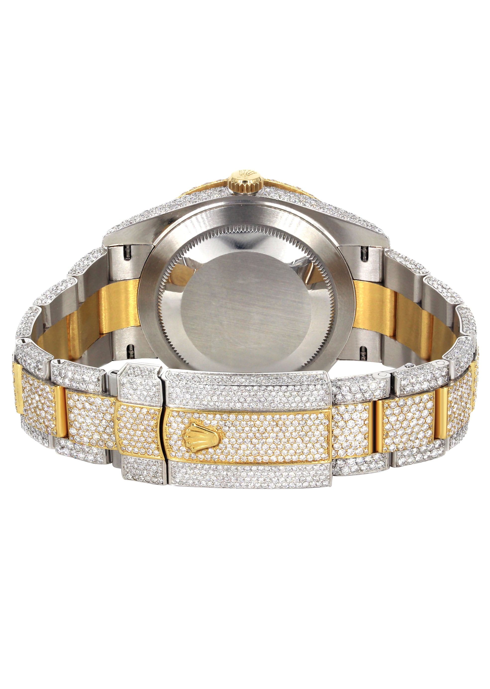 Diamond Iced Out Rolex Datejust 41 | 25 Carats Of Diamonds | Custom Re