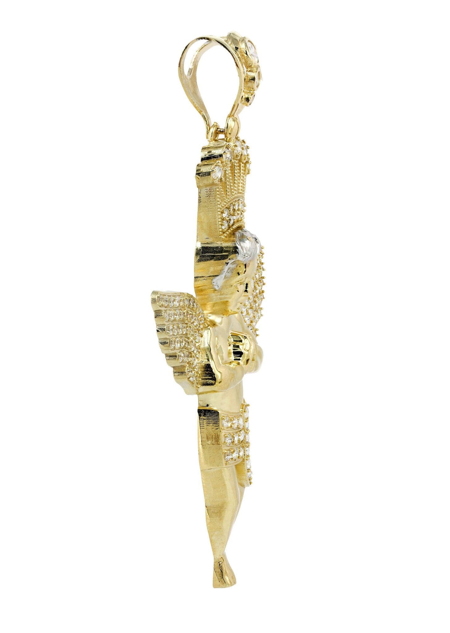10K Gold Angel Pendant | 33.4 Grams