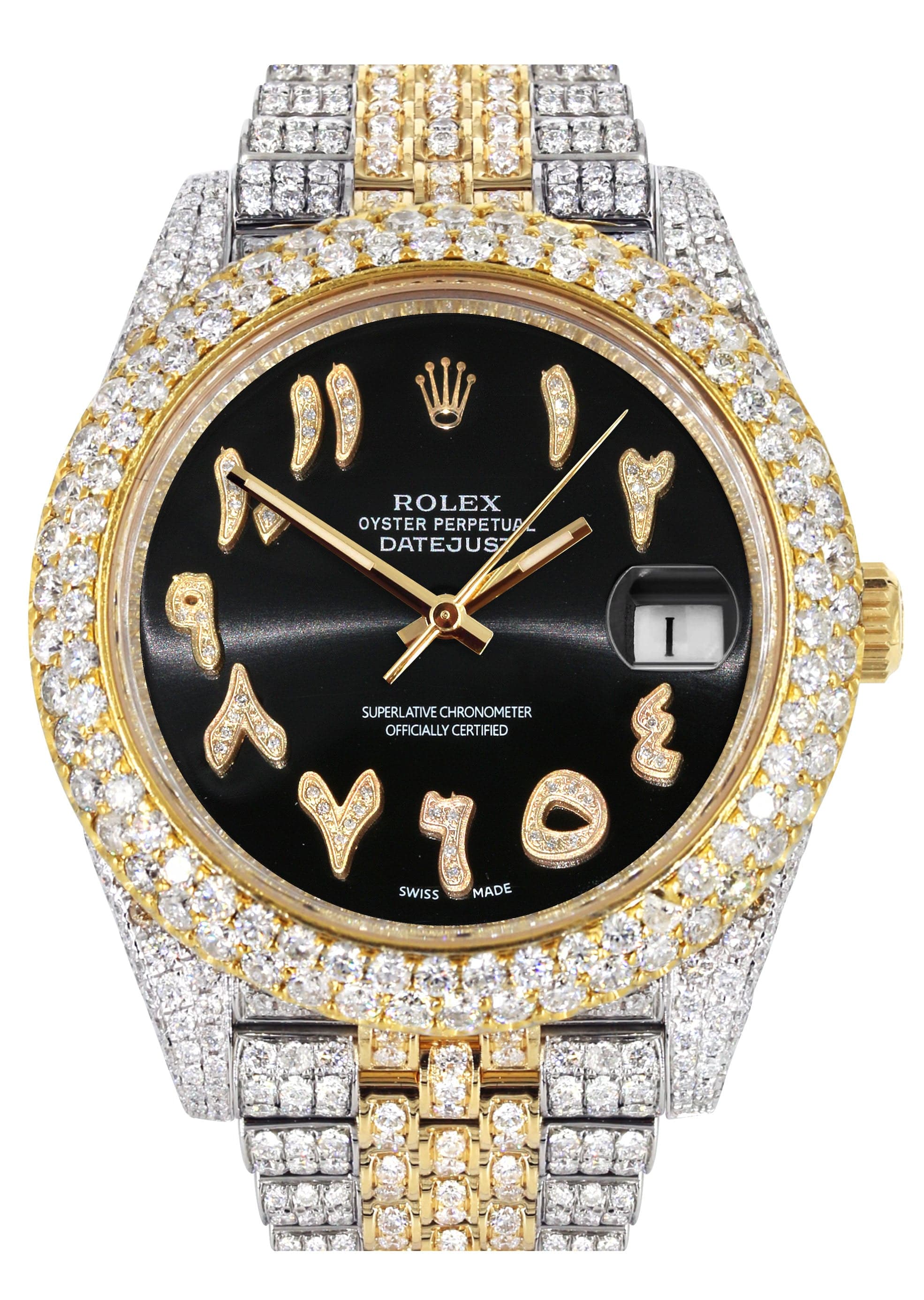 Datejust 41 Rolex Herrenuhr Gold Mit Diamanten Rolex Datejust 41