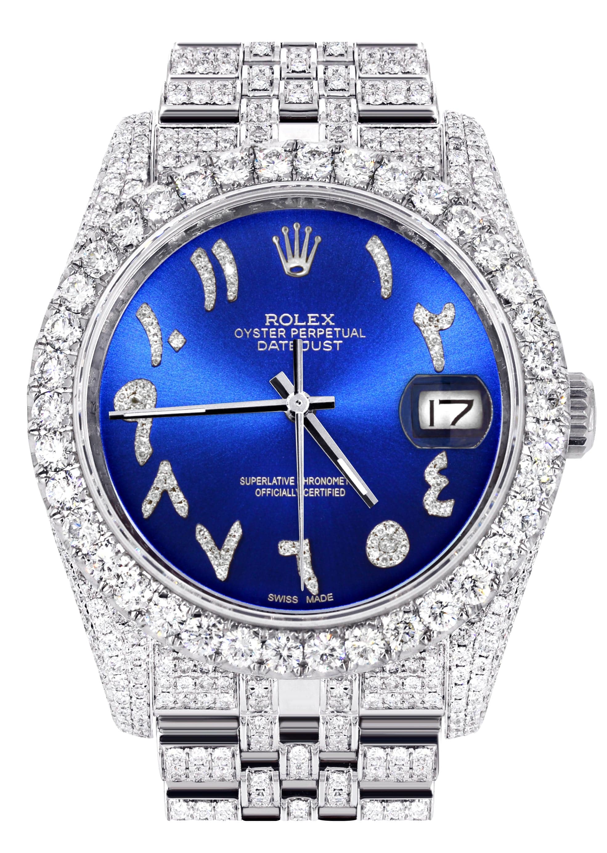 Dial Rolex Hellblau Rolex Daydate Silber Blau Rolex Day-Date 40mm