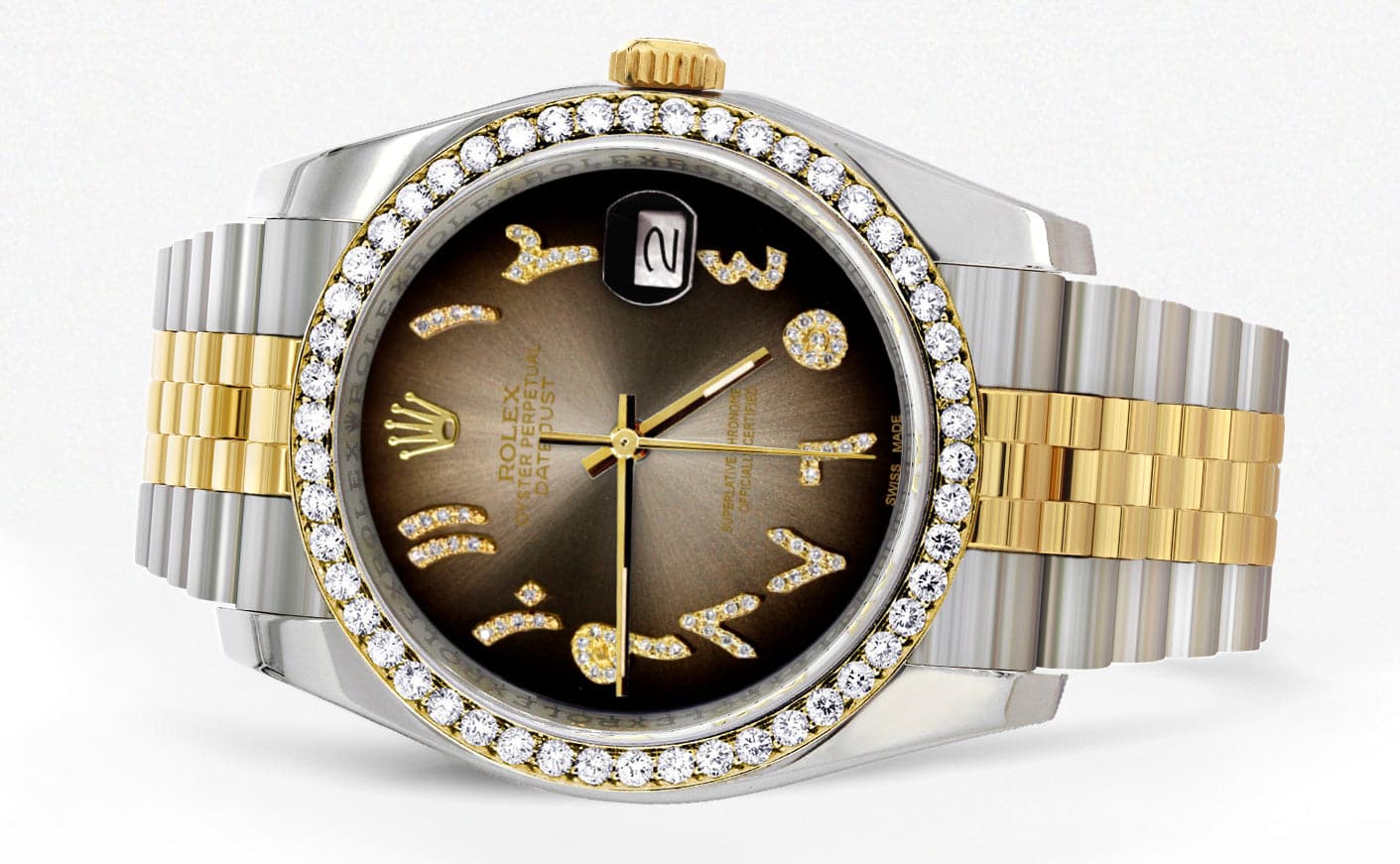 116233 | Hidden Clasp | Gold & Steel Rolex Datejust Watch | 36Mm | Bro