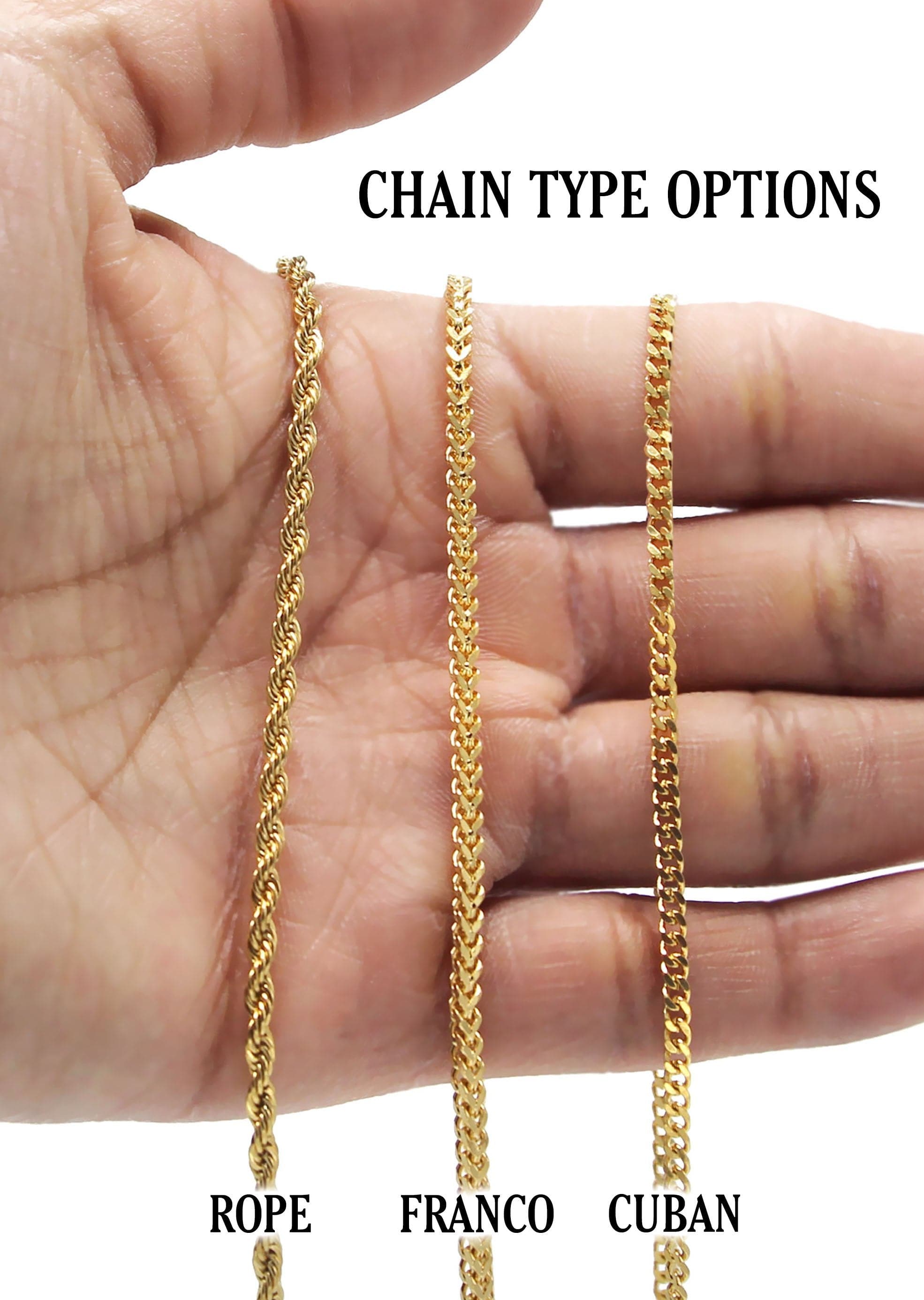 Mens Gold Plated Cuban Link Chain & Emoji Pendant | Appx. 16.3 Grams