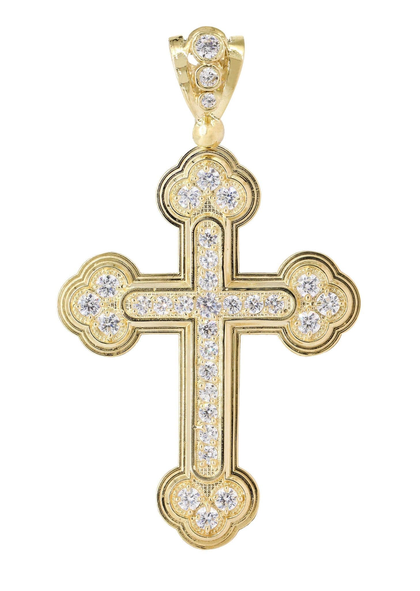 10K Gold Cross Pendant | 12.8 Grams