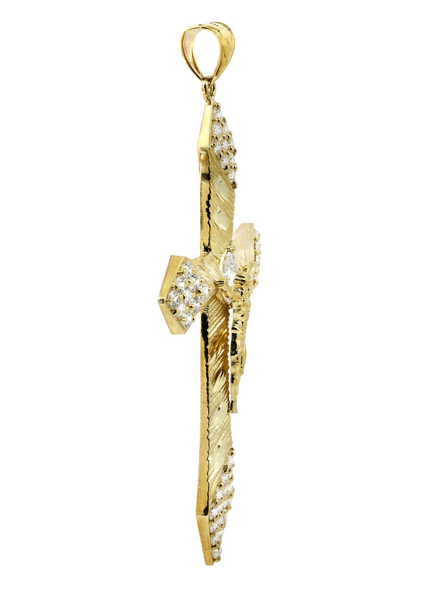 10K Gold Cross / Crucifix Pendant | 13 Grams